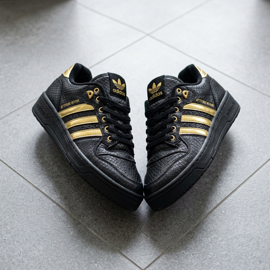 Adidas 2016 M Attitude Revive Snakeskin Sneakers